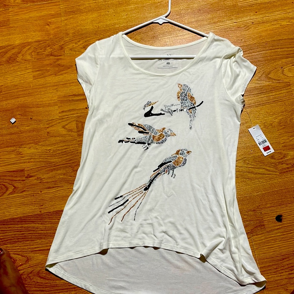 Sparkle bird top